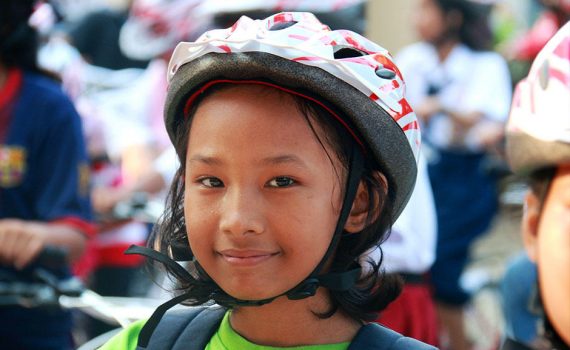 Jakarta slums alive with fold-out bikes