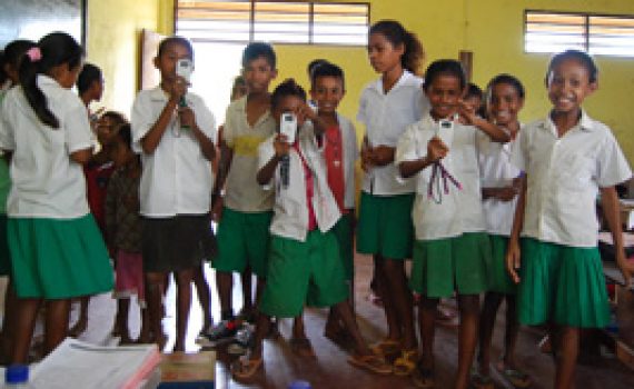 Children in Timor-Leste Connect with Australia