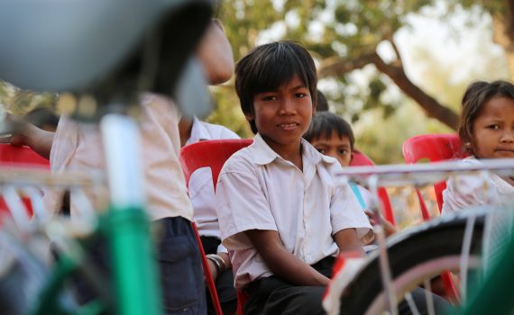 Donations in Action - Bicycles, Cambodia