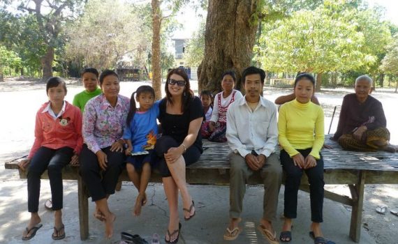 Visiting my sponsored child in Cambodia