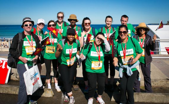 Walking the City2Surf for Papua New Guinea